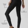 High-Waist Top-Notch Legging de Airlift - Negro