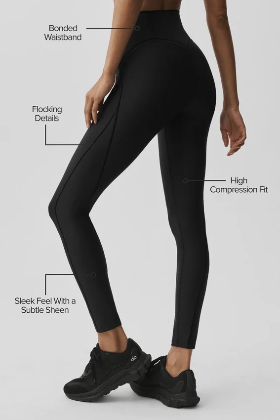 High-Waist Top-Notch Legging de Airlift - Negro