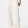 High-Waist Wide Leg Pant «Snuggle up Jersé» - Marfil