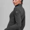 Jersey Alosoft Rapid con media cremallera - Antracita