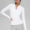 Jersey Alosoft Rapid con media cremallera - Blanco
