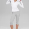 Jersey Alosoft Rapid con media cremallera - Blanco