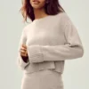 Jersey Cashmere Embrace - Grano de avena jaspeado