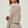 Jersey Cashmere Embrace - Grano de avena jaspeado