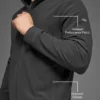 Jersey Conquer Max con cuello alto y cremallera completa - Antracita