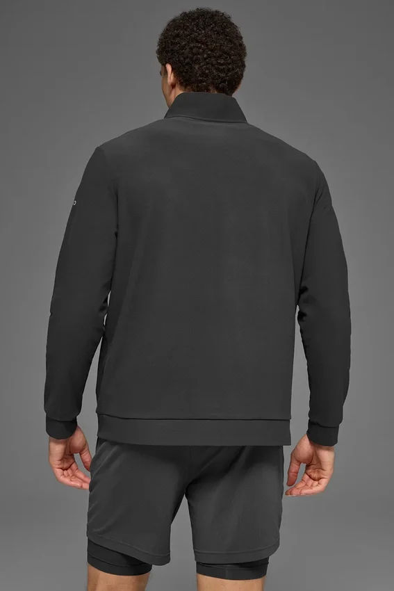 Jersey Conquer Max con cuello alto y cremallera completa - Antracita