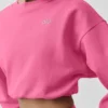 Jersey corto Accolade de cuello redondo - Rosa Paraíso
