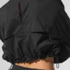 Jersey corto «Aerial» con cremallera de 1/4 - Negro