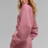 Jersey corto de cuello redondo Accolade - Rosa silvestre