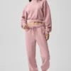 Jersey corto de cuello redondo Accolade - Rosa vintage