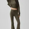 Jersey corto Sway de cuello redondo - Verde olivo