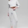 Jersey de cuello alto corto de punto trenzado «Winter Bliss» de manga larga - Athletic Heat