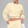 Jersey de cuello redondo Accolade corto - Amarillo vela