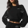 Jersey de cuello redondo Accolade corto - Negro
