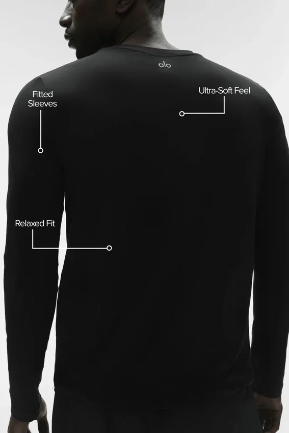 Jersey de cuello redondo y manga larga Conquer Reform - Negro