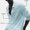 Jersey de lino «Coastal» de manga larga - Azul mar
