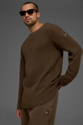 Jersey de manga larga Cashmere Reform - Espresso
