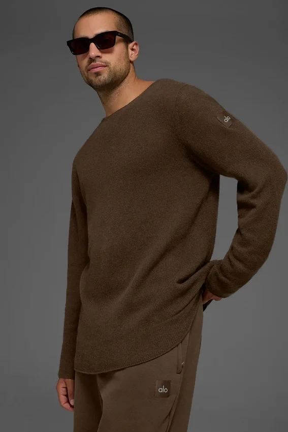 Jersey de manga larga Cashmere Reform - Espresso