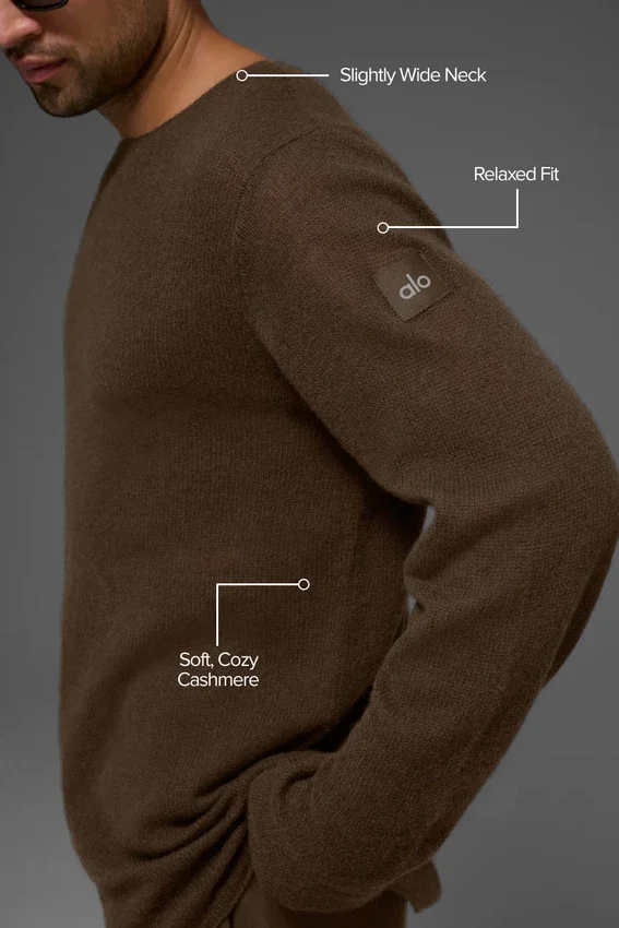 Jersey de manga larga Cashmere Reform - Espresso