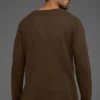 Jersey de manga larga Cashmere Reform - Espresso
