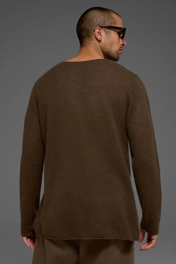 Jersey de manga larga Cashmere Reform - Espresso
