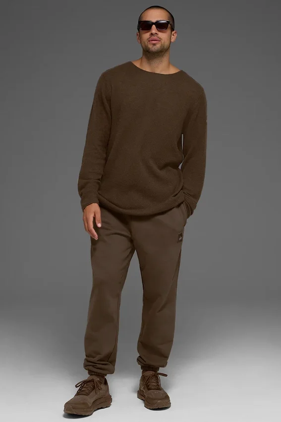 Jersey de manga larga Cashmere Reform - Espresso