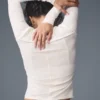 Jersey de manga larga con cuello acanalado Sea Coast - Marfil