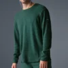 Jersey de manga larga con cuello redondo Elevate Waffle - Winter Ivy