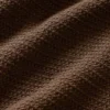 Jersey de manga larga con cuello redondo y botones «Shift Knit» - Espresso