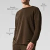 Jersey de manga larga Double Take - Espresso