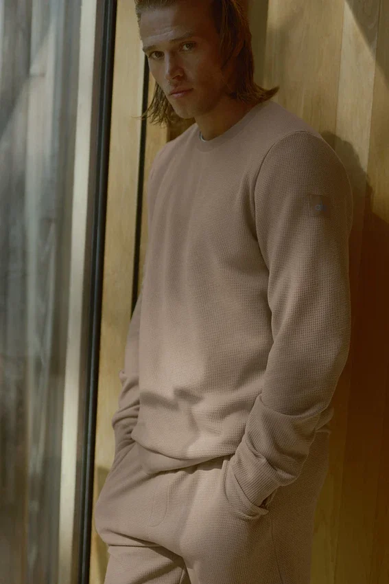 Jersey de manga larga «Waffle Lounge» - Gravel