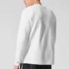 Jersey de manga larga y cuello redondo Double Take - Blanco