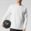 Jersey de manga larga y cuello redondo Double Take - Blanco