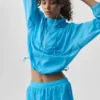 Jersey «Go Time» con cremallera de 1/4 — Azul celeste