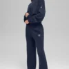 Jersey unisex de cuello redondo «New Class» de lana y cachemira - Azul marino