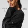 Jersey unisex de cuello redondo «New Class» de lana y cachemira - Negro