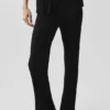 Jerséis High-Waist «Sunlit» con tejido de punto — Negro