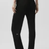 Jerséis High-Waist «Sunlit» con tejido de punto — Negro