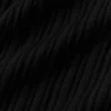 Jerséu High-Waist de punto «Sunlit» - Negro