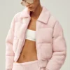 Jerséu acolchado Northstar de cachemira - Rosa escarchado