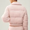 Jerséu acolchado Northstar de cachemira - Rosa escarchado