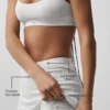Jerséu «Be Mine Hot» de punto Pointelle — Blanco semitransparente