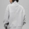 Jerséu de cuello alto Hazy - Gris jaspeado deportivo