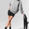 Jerséu de cuello alto Hazy - Gris jaspeado deportivo oscuro