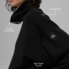 Jerséu de cuello alto Hazy - Negro