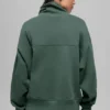 Jerséu de cuello alto Hazy - Verde trébol
