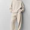 Pantalones de chándal Accolade de corte recto - Avena jaspeada
