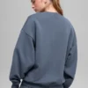 Jerséu de cuello redondo Accolade - Azul piedra