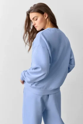 Jerséu de cuello redondo Accolade – Azul Provenza claro