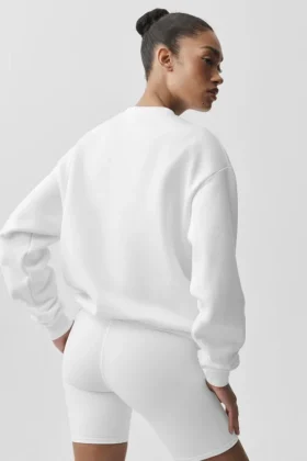 Jerséu de cuello redondo Accolade – Blanco